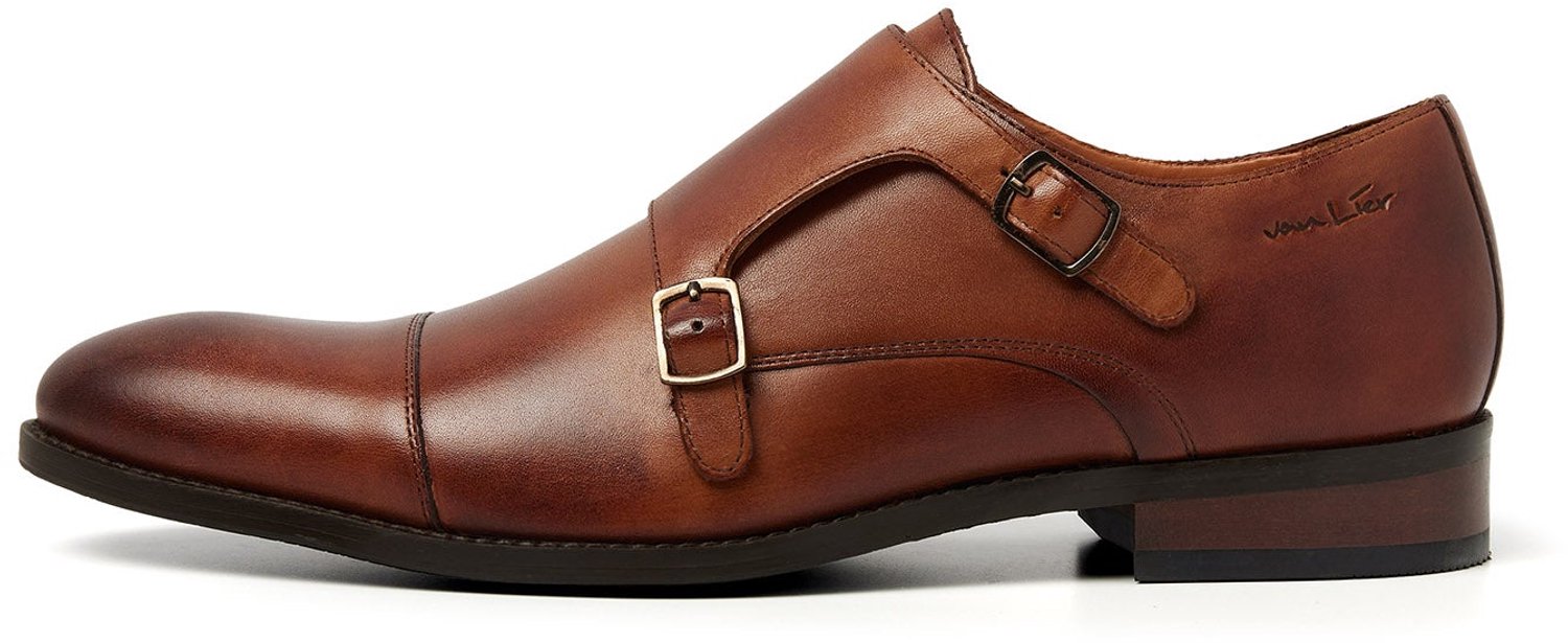 VANLIER - Heren Schoenen - Bruin - Maat 43