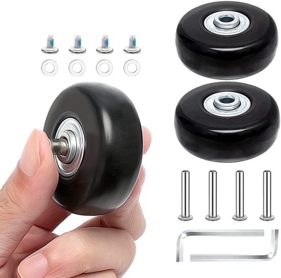 60 x 18 mm wielen voor koffer — afbeelding 4