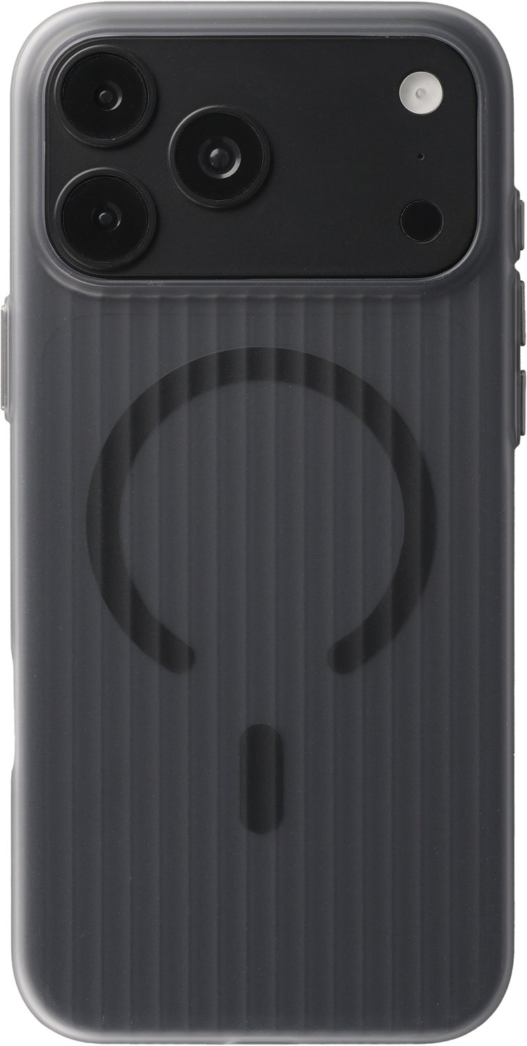 Accezz Hoesje - Geschikt voor Apple iPhone 18 Pro Max / 17 Pro Max - Lite Backcover geschikt voor MagSafe - Fluted - Smokey Matte