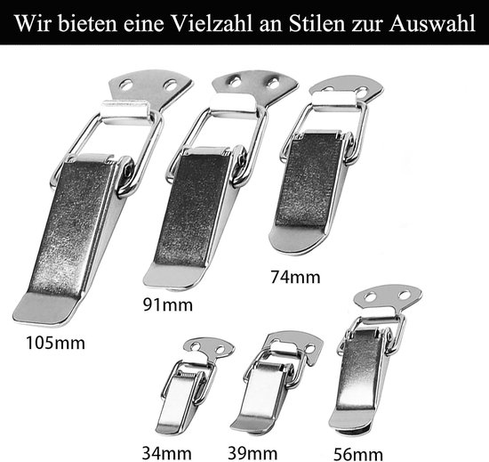 4-delige spanvergrendelingen, 91 mm — afbeelding 5