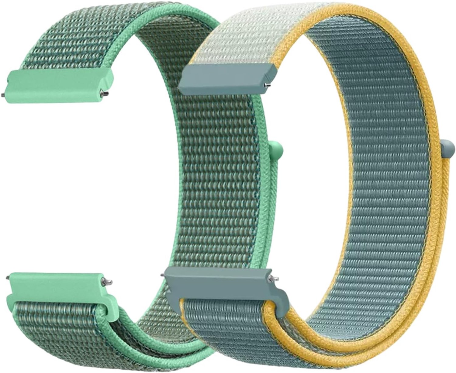 Nylon kinderarmbanden 20 mm - verstelbare klittenbandsluiting - 2 stuks voor meisjes en jongens - reservebandjes - ServiceTopper