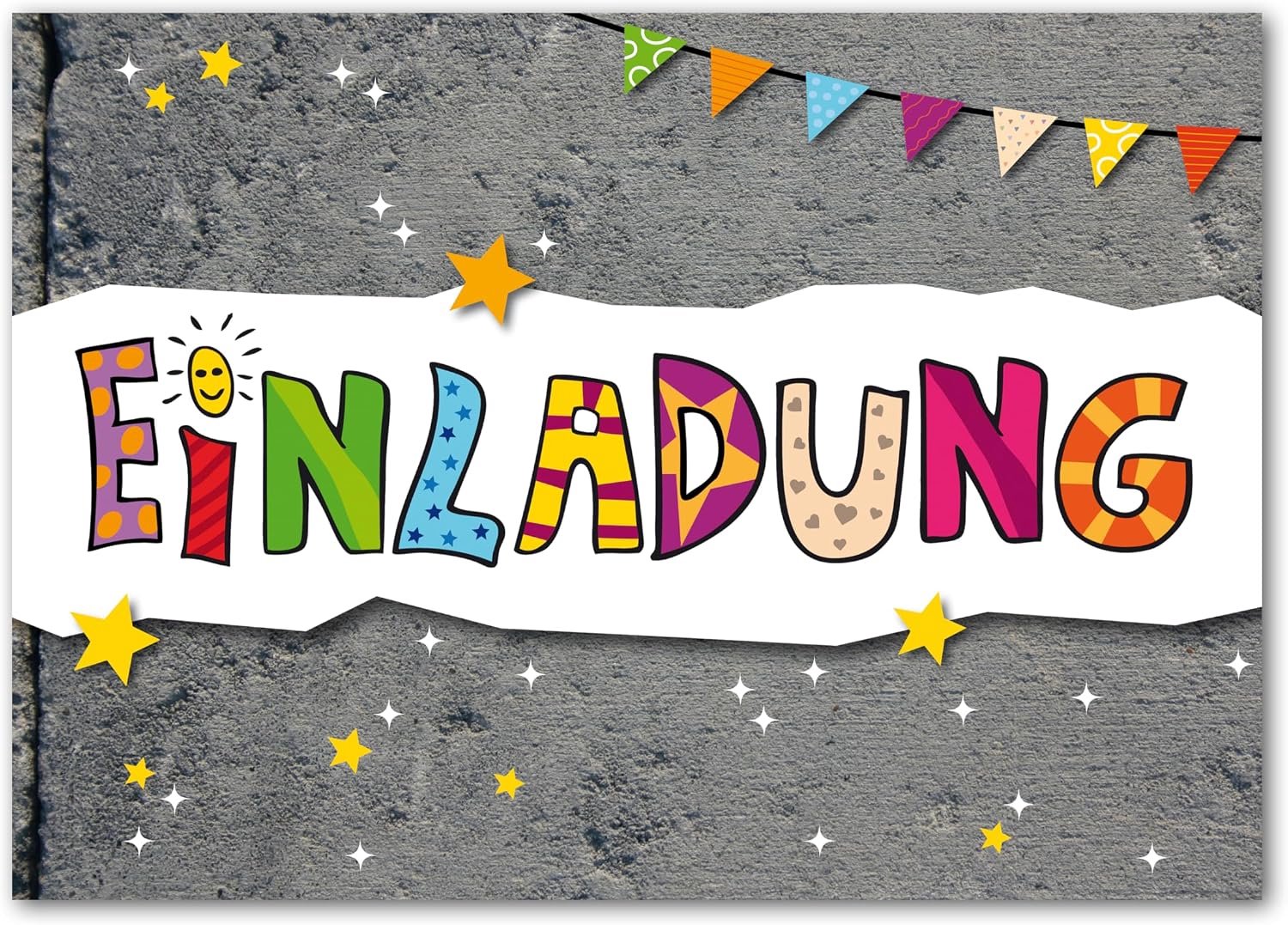 12 Uitnodigingen voor een kinderfeestje