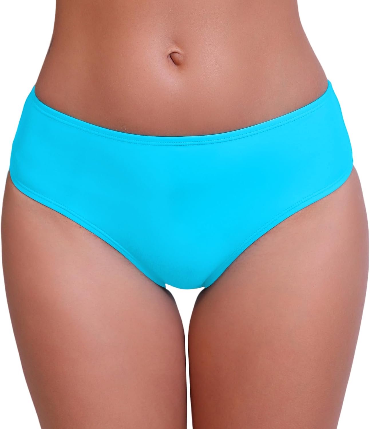 Bikinibroekje middelhoge taille, snel drogend