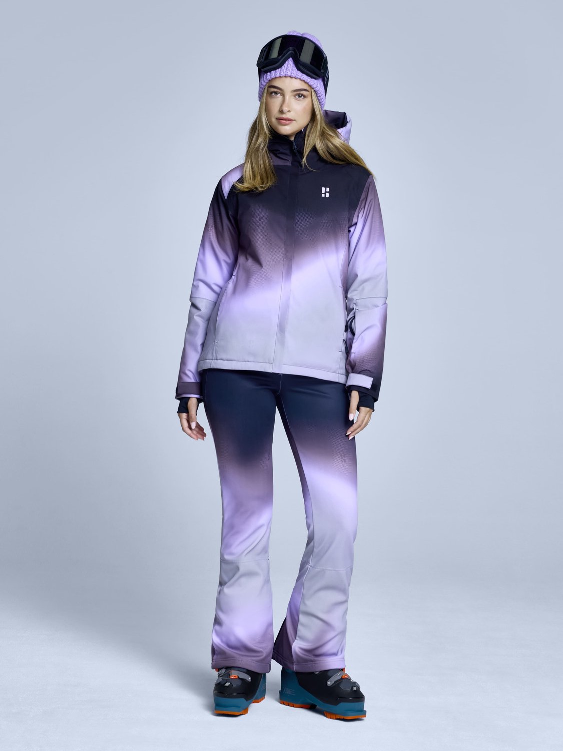 POEDERBAAS neva 2L jacket women Ski jack dames Paars