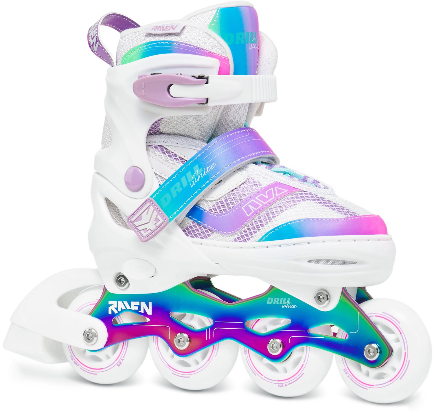Raven Drill 2-in-1 set: Skeelers en ijshockeyschaatsen /Neo Chrome 27-30 Wit