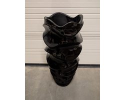 Goodyz - Vaas - Vazen - Model G line - 95 cm Hoog - Zwart