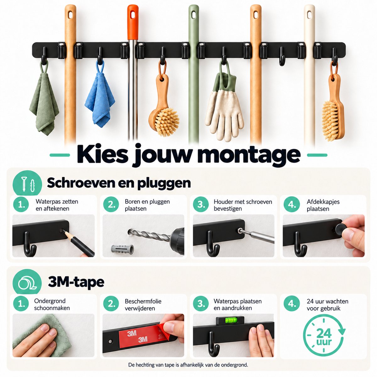 Bezemhouder van Volcan — cadeau in Wonen & Interieur - foto 8