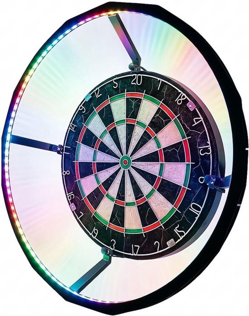 Dartbord Ringlamp - 360° Schaduwloze Verlichting - RGB en Wit LED