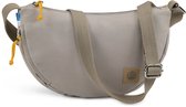 Crossbody Tas Dames Heren – Schoudertas Half Moon Bag – Sling Bag Waterdicht – Gerecycled Plastic – Re.7 Cycle – Grijs – The BlueWave Collective