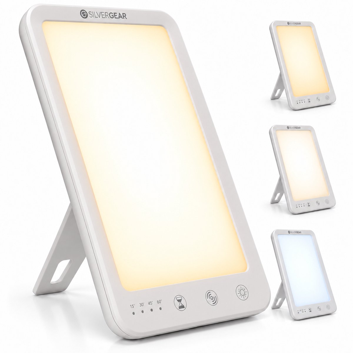 Bol.com Daglichtlamp 10.000 Lux - Ingebouwde Timer - 3 Standen - LED Bureaulamp - Daylight Lamp - Zonlichtlamp - Thuiswerken - G... aanbieding