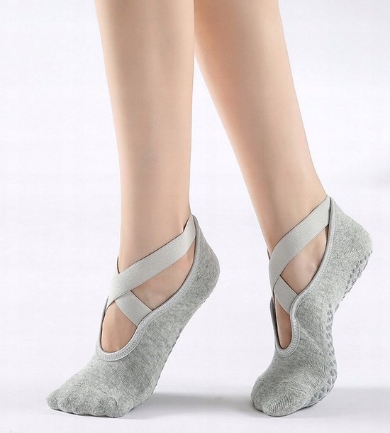 Antislip Sokken Dames voor Yoga, Pilates & Dans - Maat 36-39 — afbeelding 2