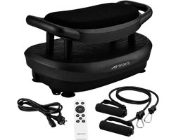 AJ-Sports Trilplaat Pro XL - Trilplaat fitness - Powerplate - 99 Snelheid Niveaus - Belastbaar tot 150kg - Trainingsapparatuur voor uithoudingstraining - Zwart