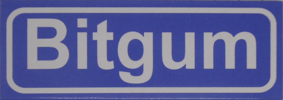 Souv© - koelkast magneet - plaatsnaam bord - kombord - souvenir - koelkastmagneetje - relatiegeschenk Bitgum