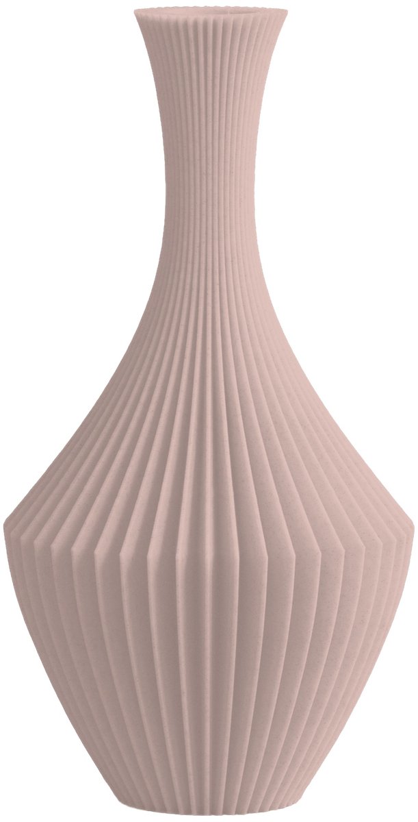 Layvo Nava Vaas - Bloesem - 25 cm - droogbloemen vaas - organische vaas - gerecycled plastic