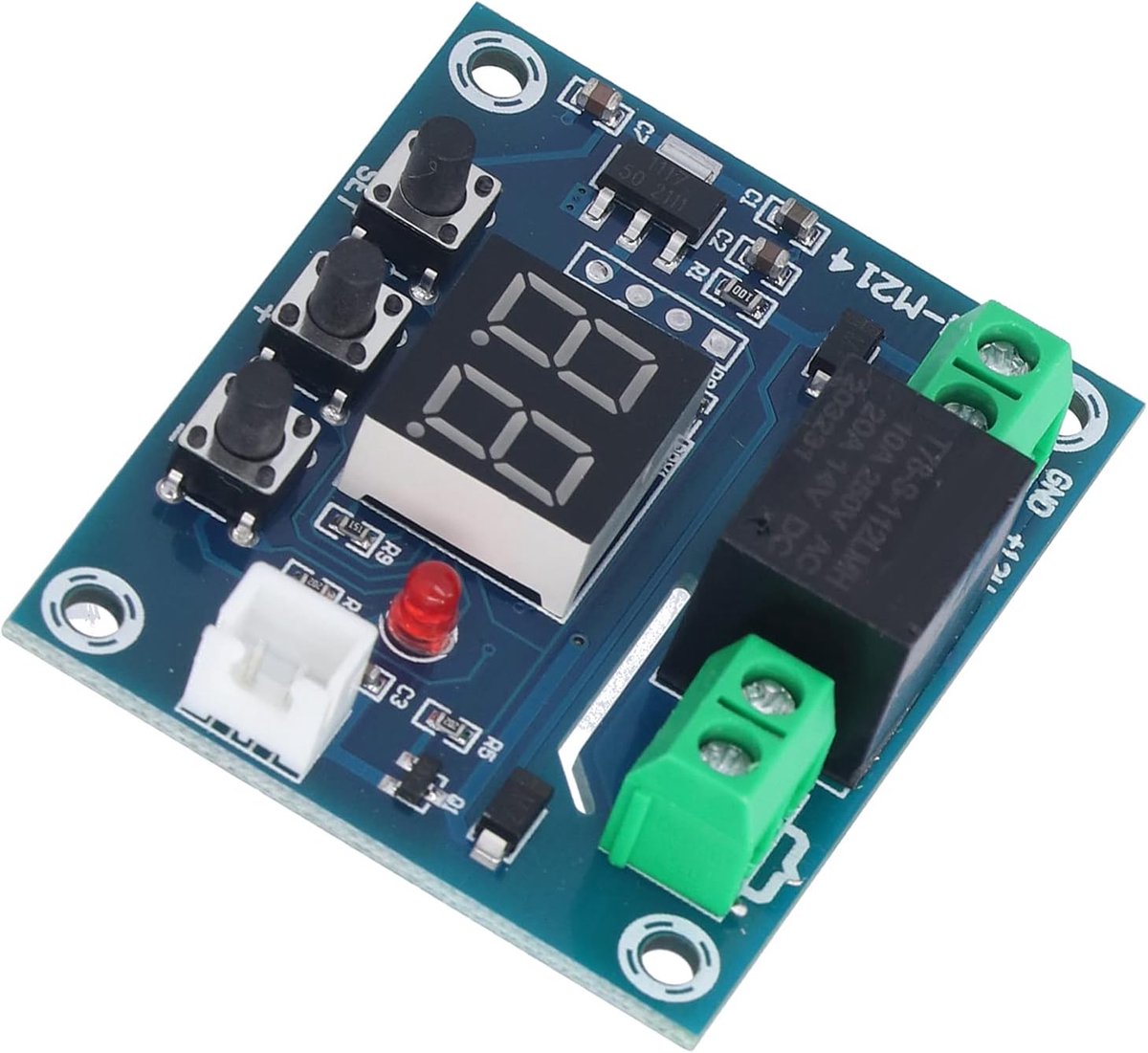 Controller Board Fictory Controller Module HCW-M214, 12V digitale vochtigheidssensor controller board voor automatisch bewateringssysteem, compact ontwerp, eenvoudige installatie