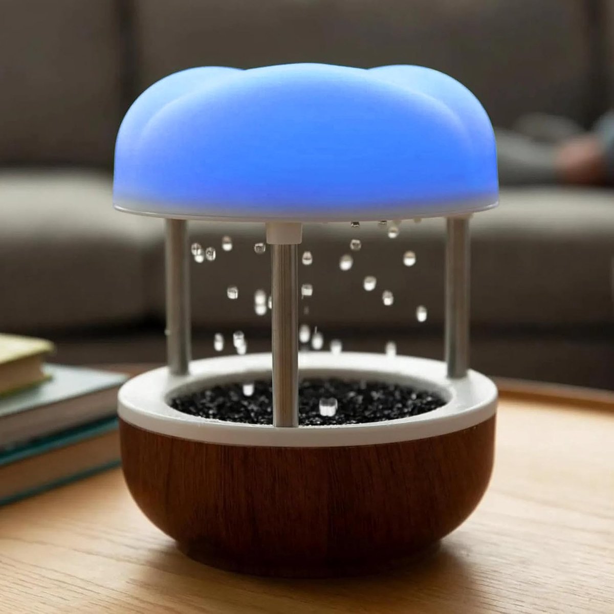 'Calming Cloud' tafelfontein | Stille pomp | Spatbestendig | Zen & Natuur Decor | Bevordert focus, stressverlichting, productiviteit, slaap | Herinnering om te pauzeren en te resetten |