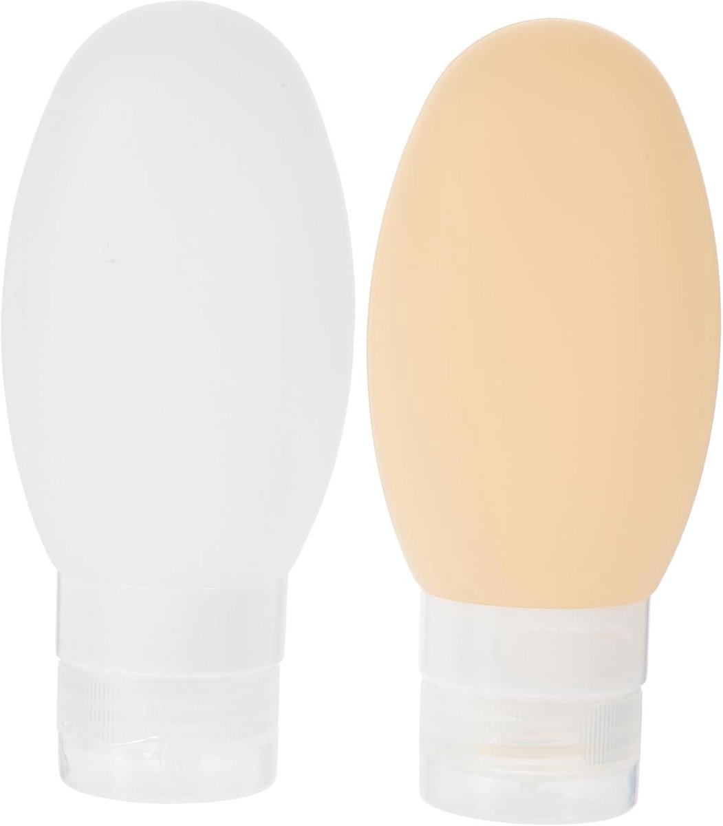 4 Stuks shampoo dispenser reisflesjes cosmetische container Toiletflessen reis containers mondwater houder reisflessen toiletartikelen vloeistofcontainers siliconen flessen