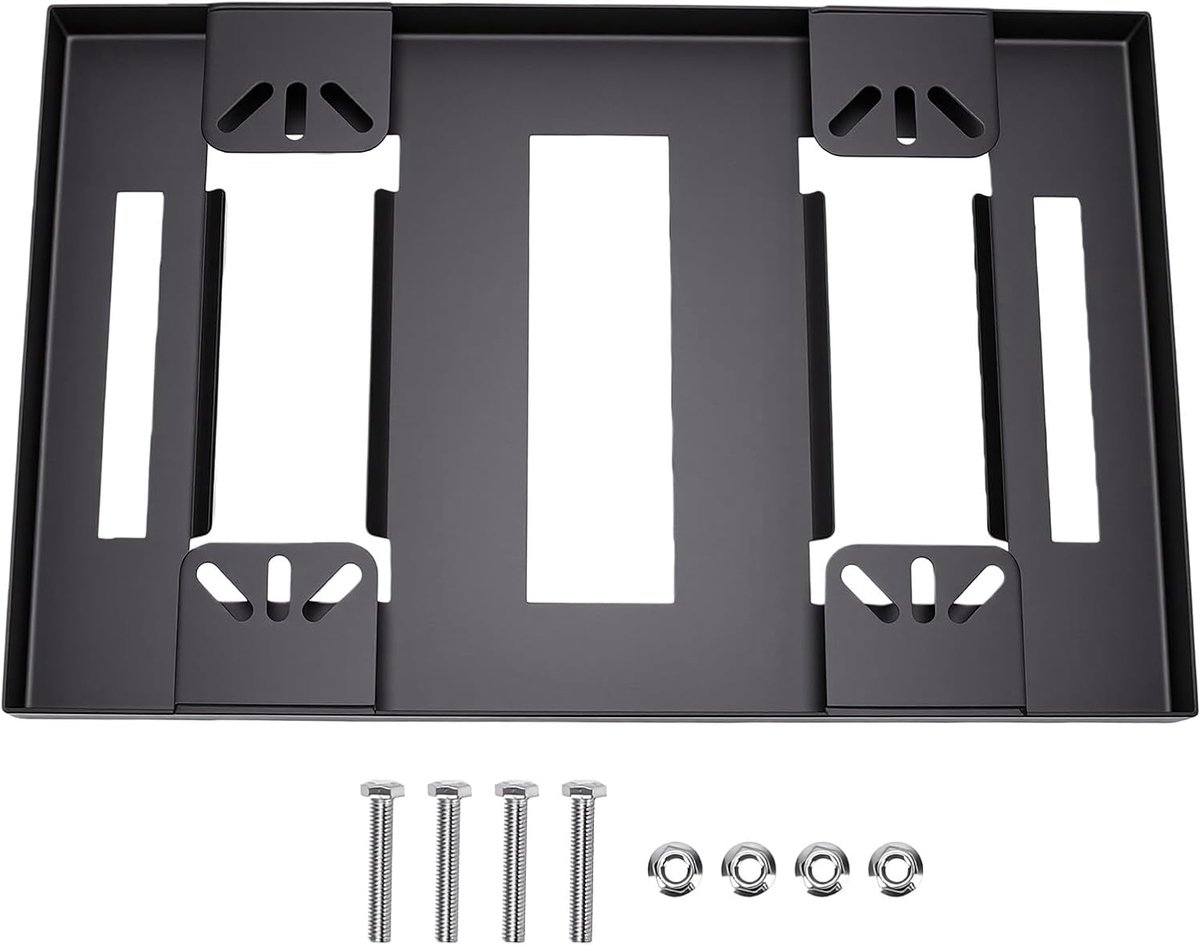 Aqxreight Toolbox Montageplaat Halve Breedte Zwarte Bevestigingsbeugel