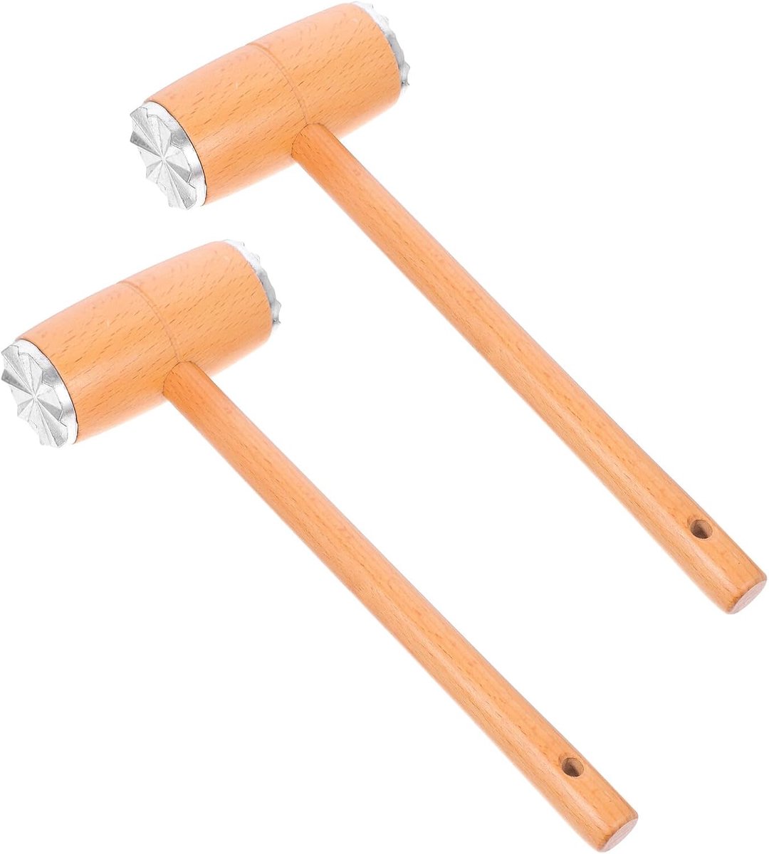 2 Stuks Kookhamer Kipgereedschap Handmatige Vleesvermalser Vleespletter Keukengadget Voedselhamer Vleesvermalser Vleeshamer Vleesnietmachine Steakhamer