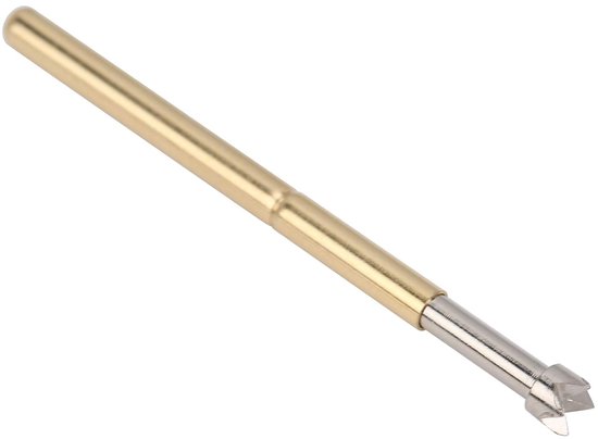 100 stuks P125Q veersonde testpennen 4 klauw messing veerbelaste contactsondes 2 mm nauwkeurig bewerkte hardware-instrumenten voor PCB-testen elektronica reparatie soldeerv — afbeelding 2
