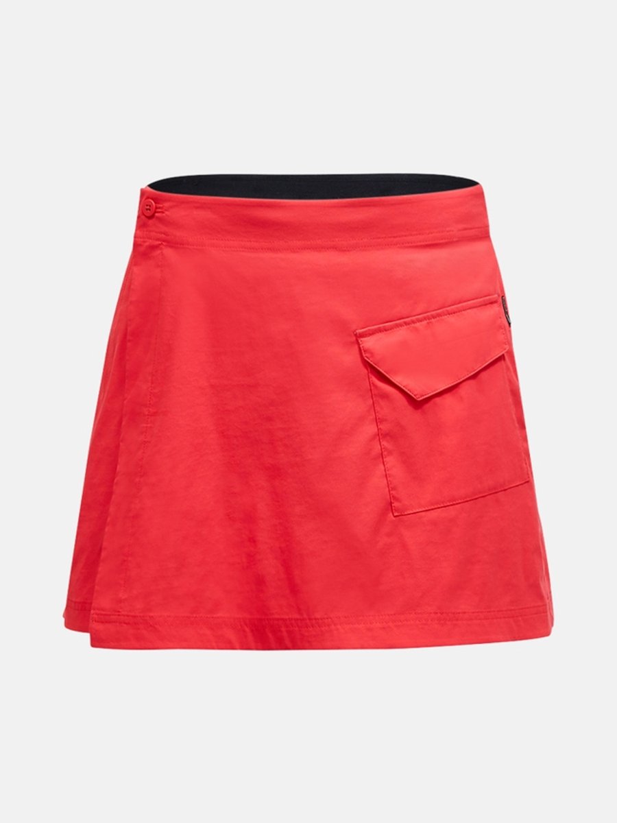 PEAK PERFORMANCE - W Player Pocket Skirt - s - Brilliant Red