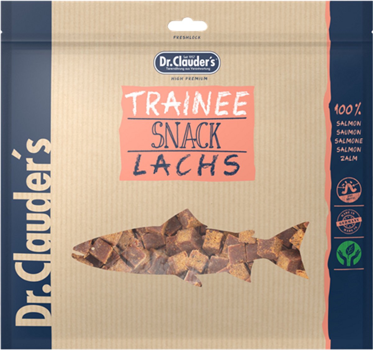 Dr Clauder's Hondensnack Trainee 500g - Zalm