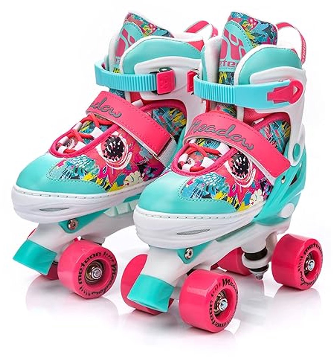 Verstelbare rolschaatsen voor kinderen retro stabiel