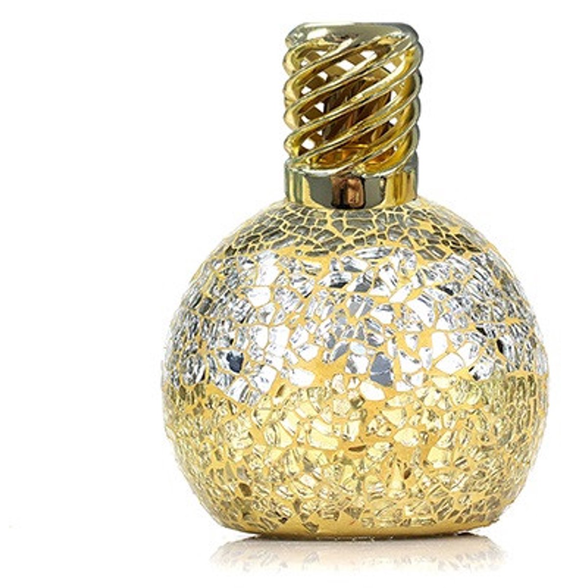 Ashleigh & Burwood Little Treasure - Geurbrander - oliebrander - Aroma brander - Goud - 11x8 cm - Geschenk tip