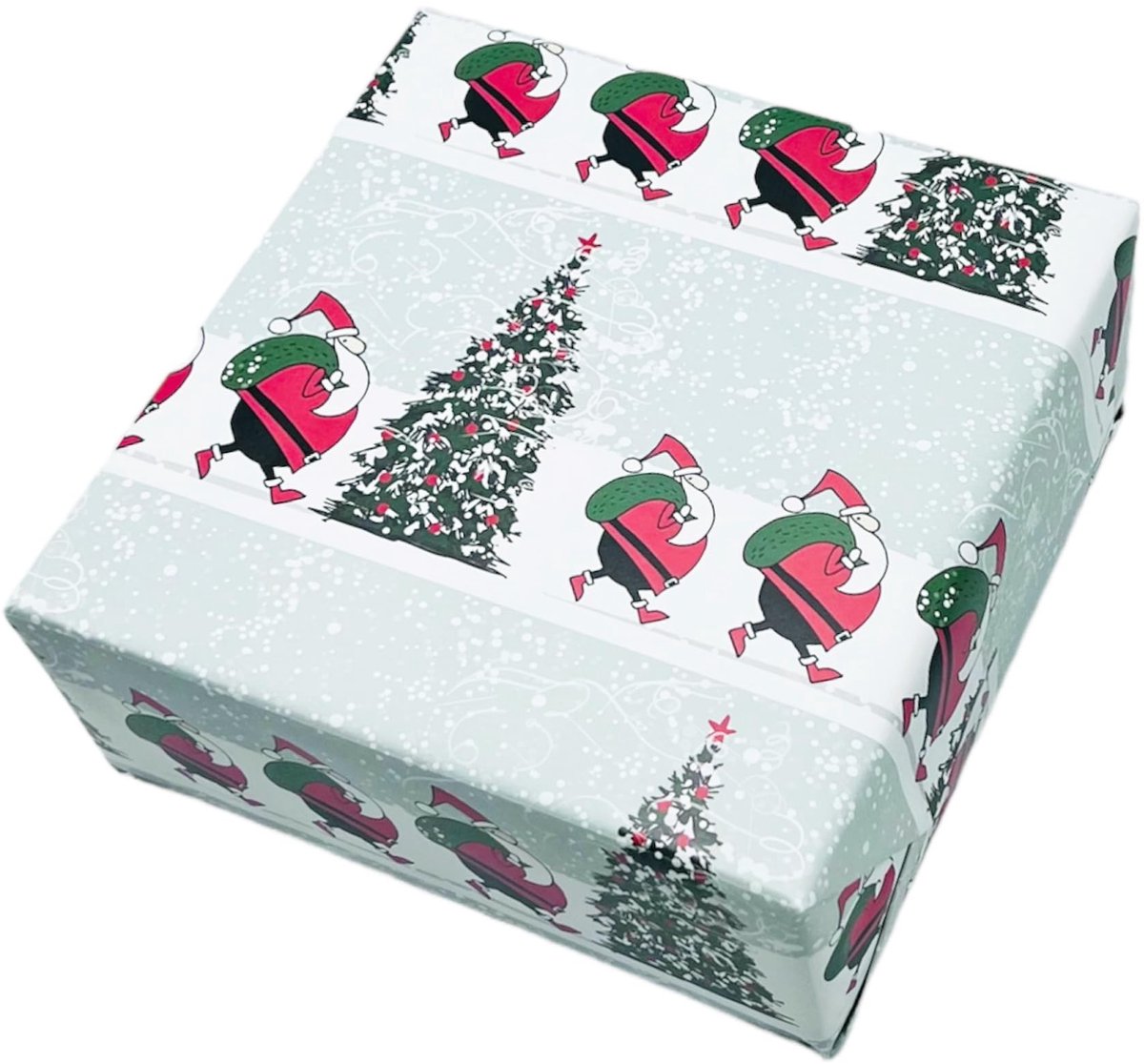 Cadeaupapier met Kerstmotief - 3 Vellen - 86 x 64 cm