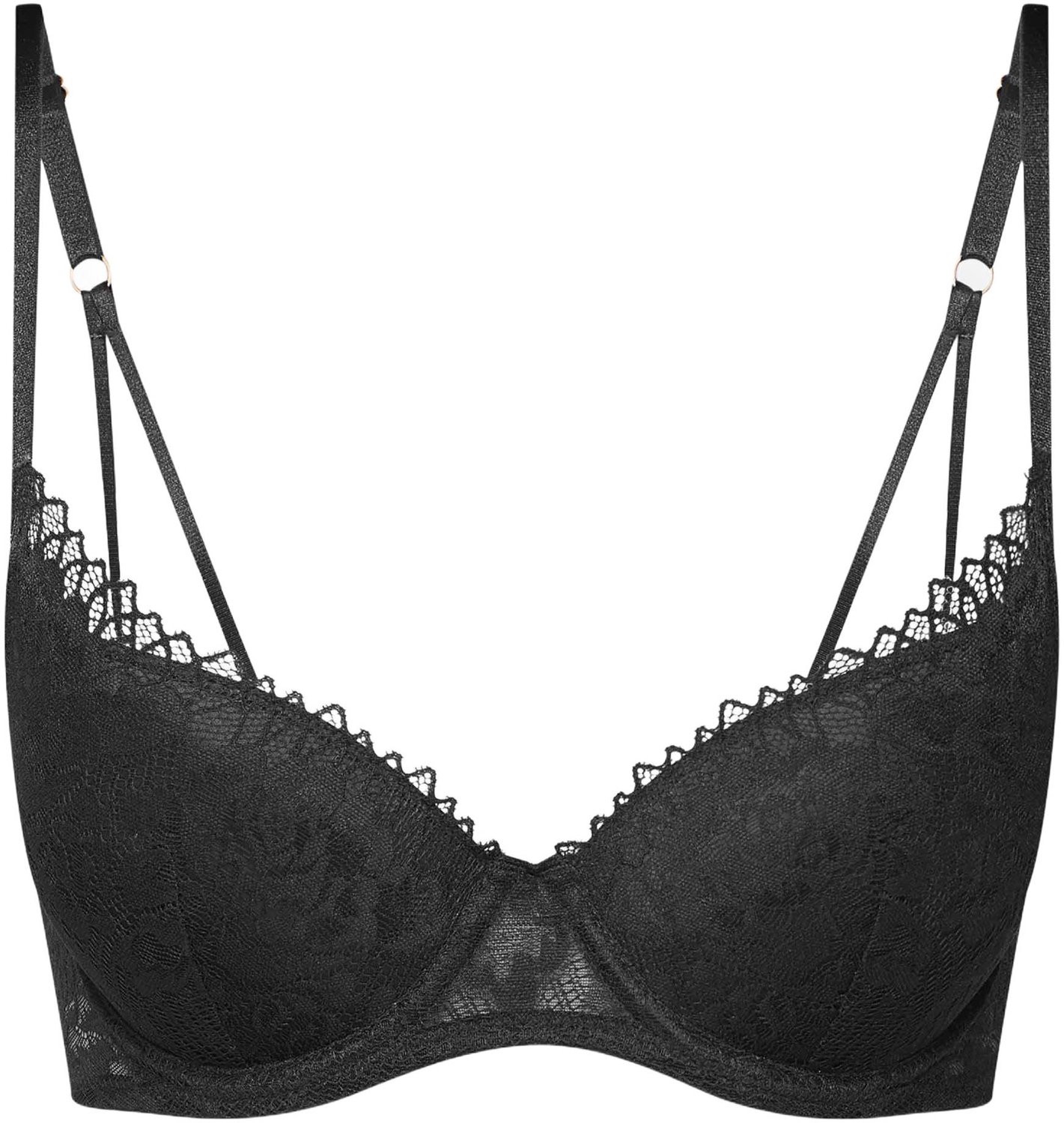 Henderson Amy 41325 - Push-upbeha - Zwart - Kanten details