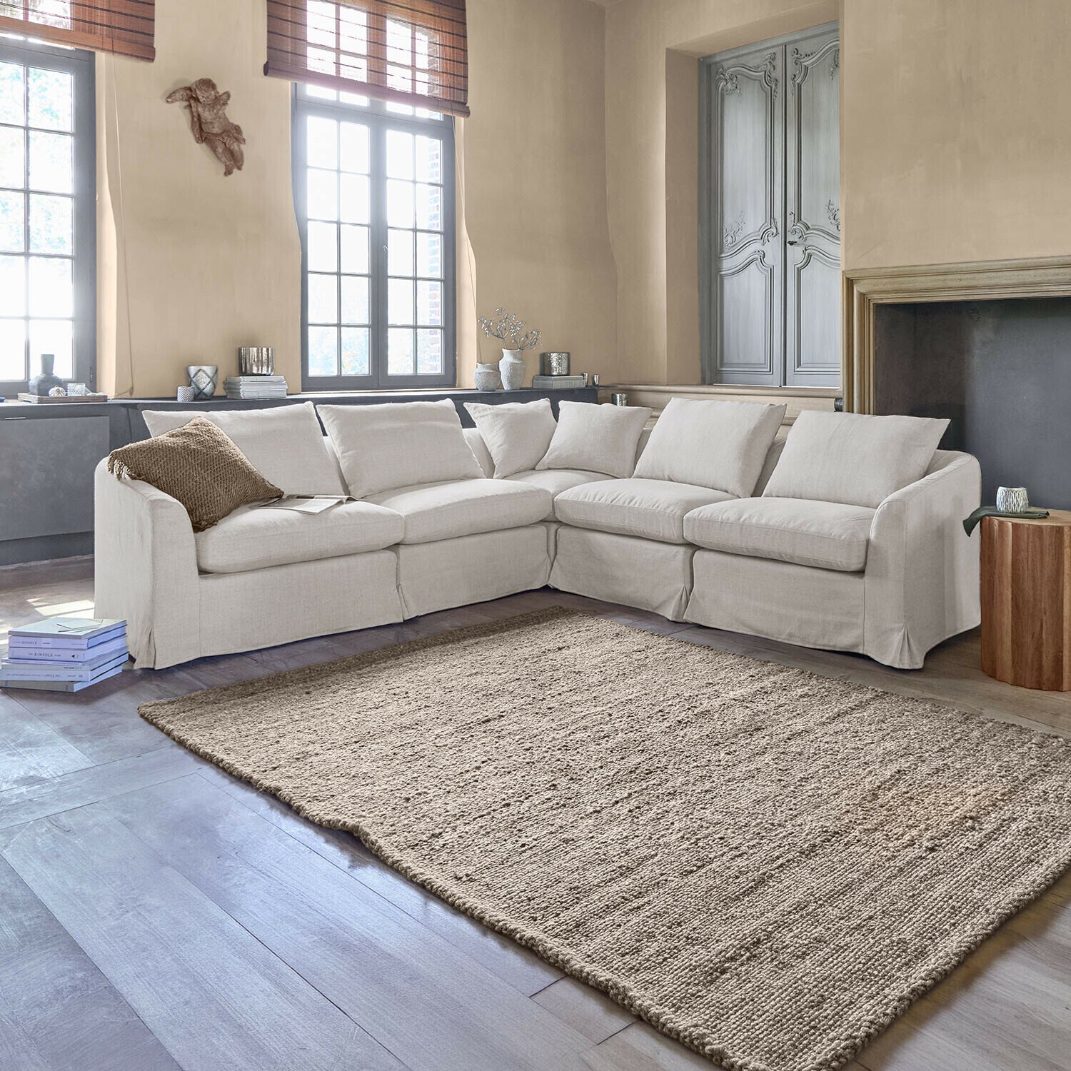 Loberon Modulaire bank Wilvane beige