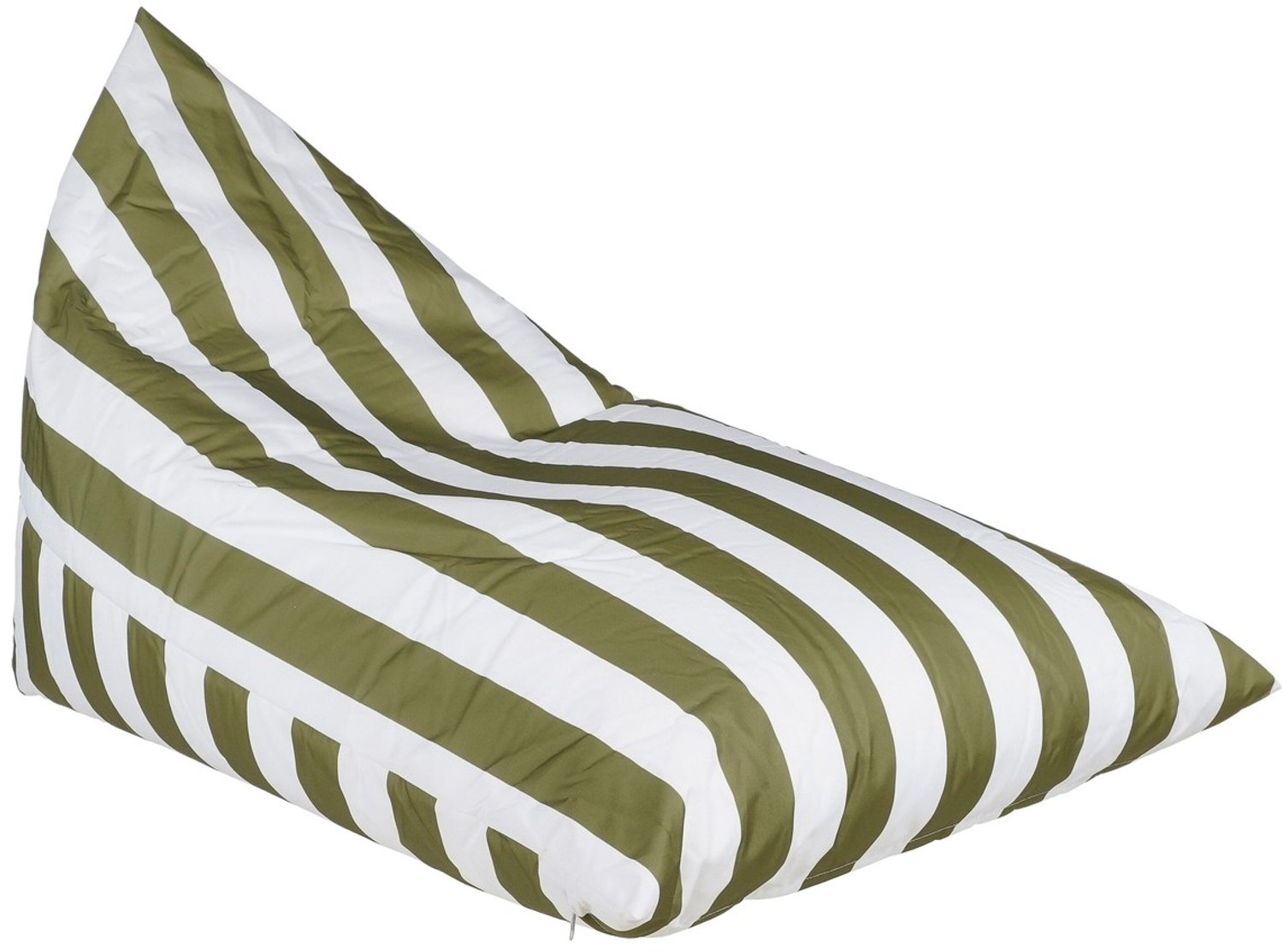 In The Mood Collection Rissy Zitzak - L140 x B95 x H95 cm - Groen, Wit