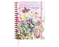 Agenda - Hibiscus - Janneke Brinkman - Spiraal - 2027 - 17,5x23,5cm