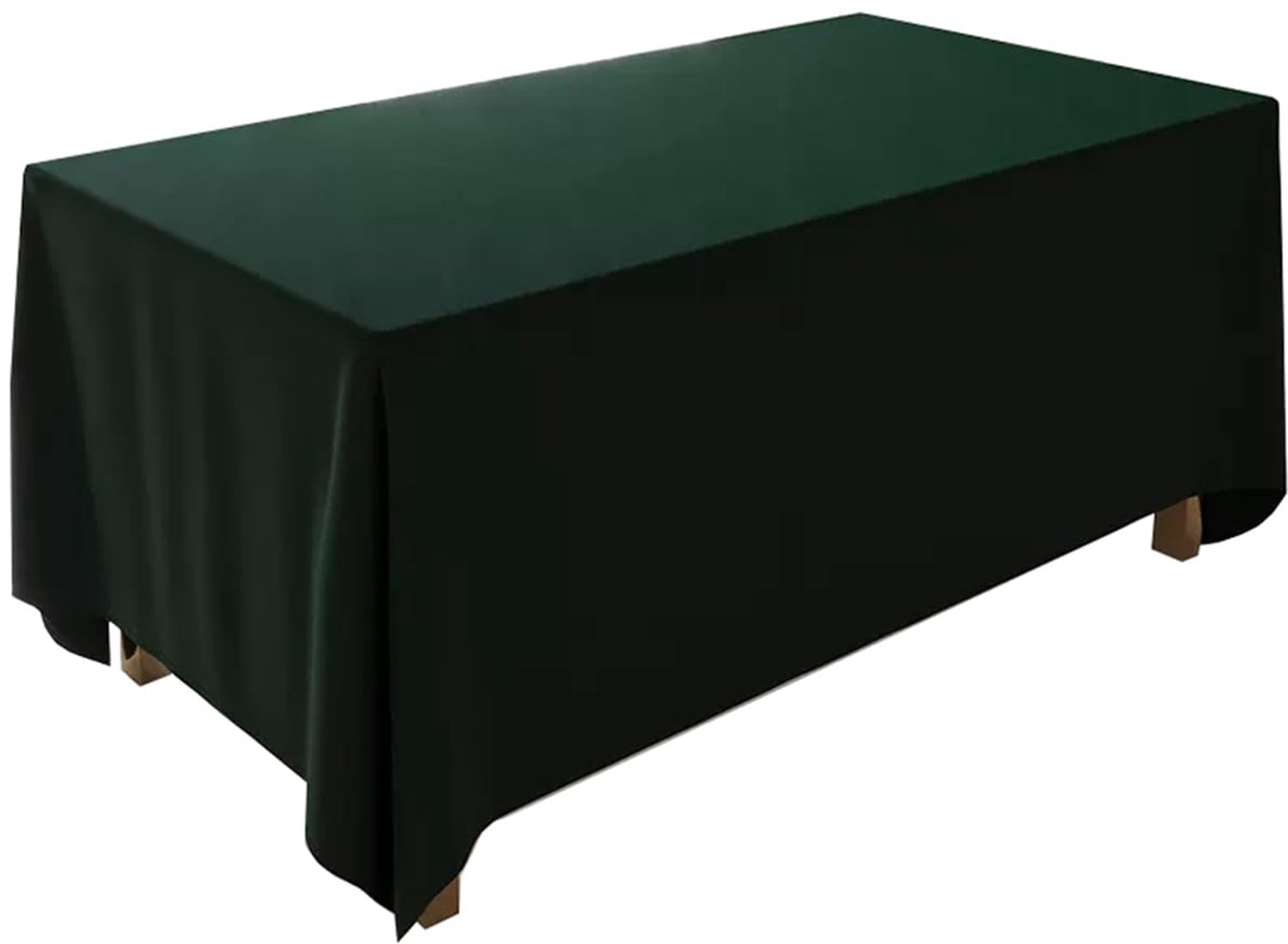 Tafelkleed - Fluweel - Donkergroen - 200 x 350 cm