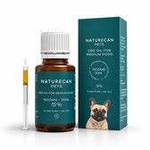 Naturecan CBD Olie voor Honden - 5% - 30 ml - Met CBD- en CBDA-isolaat - MCT-olie