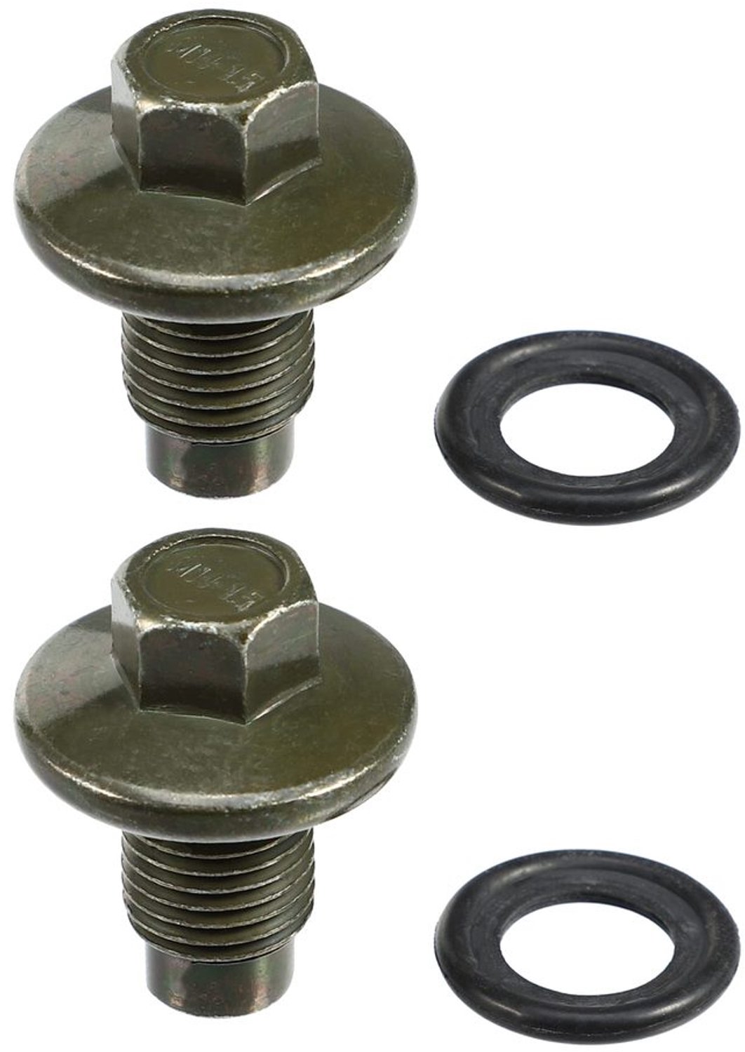 Motorolie Afvoerplug Set van 2 - M14x1.5 Schroefdraad - Roestvrij Staal - Afdichtingen - Diepgroen - Voorkomt Olielekkage - Olieplug