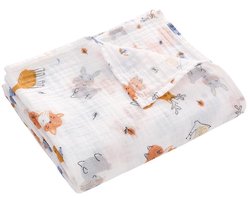 Muslin Babydeken voor Zomer met Schattige Motieven