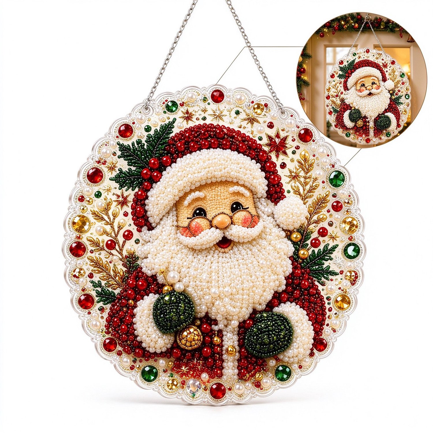 Lifhelpe Diamond Painting Kerst - DIY Knutselset - Muurdecoratie - Voor Volwassenen En Kinderen - Kerstmis Decoratie - Handwerk Cadeau