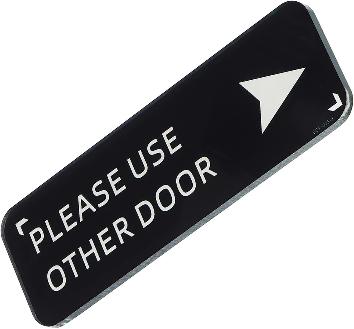 Deurbordsticker 15 cm x 5 cm - acryl - zelfklevend - voor kantoor en thuis - ServiceTopper