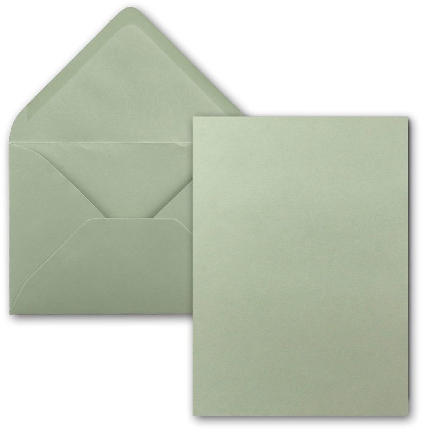 Set van 50 Eucalyptus Kaarten met Enveloppen - A5