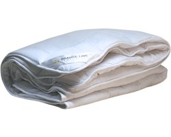 Dekbed-Discounter - Orange Line Dekbed 240 x 200 cm - All season dekbed - Wasbaar op 60 graden - Anti-allergisch - Wit