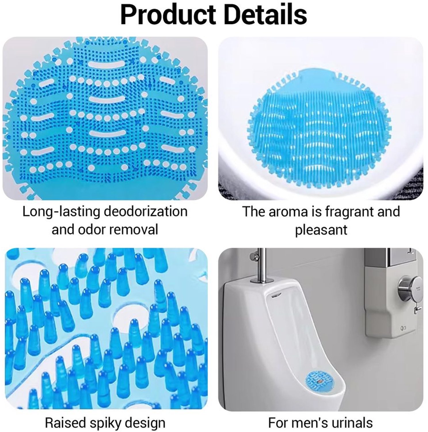 Set van 10 Urinal Strainers met Geurbeschermer voor Toiletten