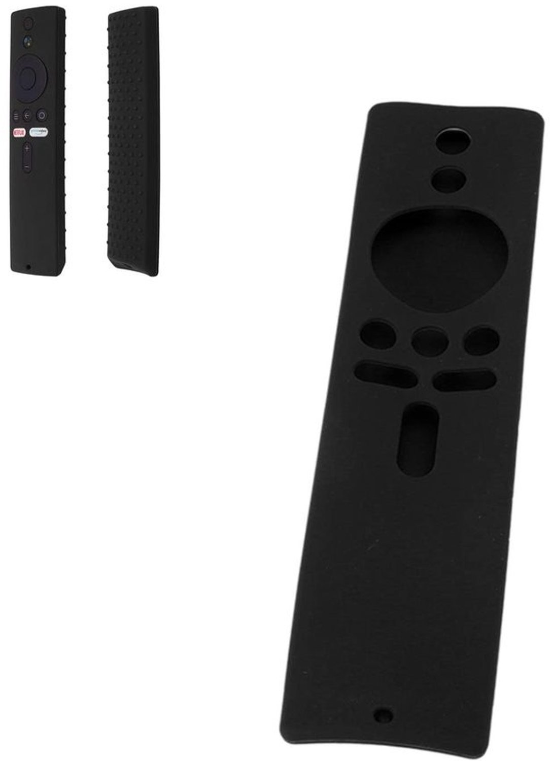 Antislip Siliconen Beschermhoes voor Afstandsbediening in Zwart