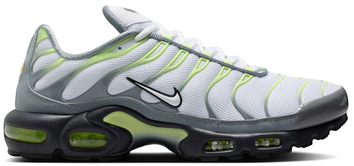 Nike Air Max Plus Sneakers – Cool -Light Liquid Lime Air Max Plus Lifestyle Heren Sneakers voor Mannen Grijs