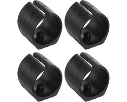 Stoelkappen U-vormig 22-27 mm - kunststof - ter bescherming van de vloer - 4 stuks - m-winkel
