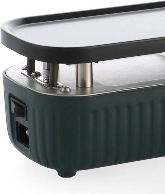 GreenPan Silhouette Connectable Gourmetstel - Gourmet voor 2 Personen - Verbind tot 6 Toestellen - PFAS-vrije Antiaanbaklaag - Donker groen — afbeelding 4