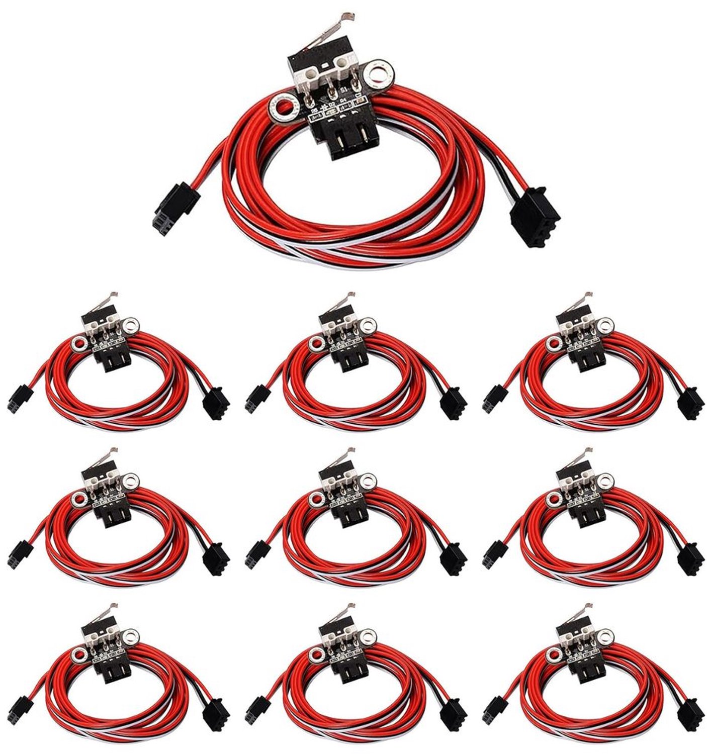 Micro Limit Switch voor 3D Printer met 3 Pin Kabel