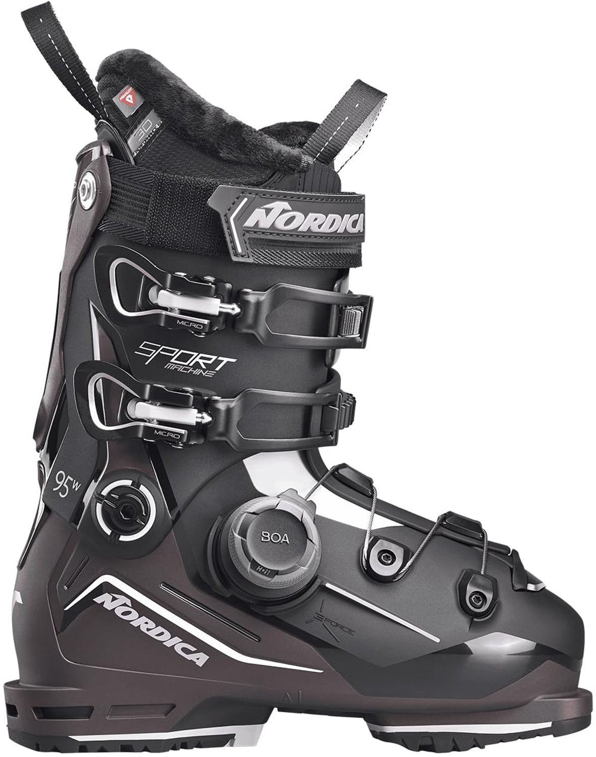 Nordica Sportmachine 3 Skischoen 95 W BOA 27.5 Zwart
