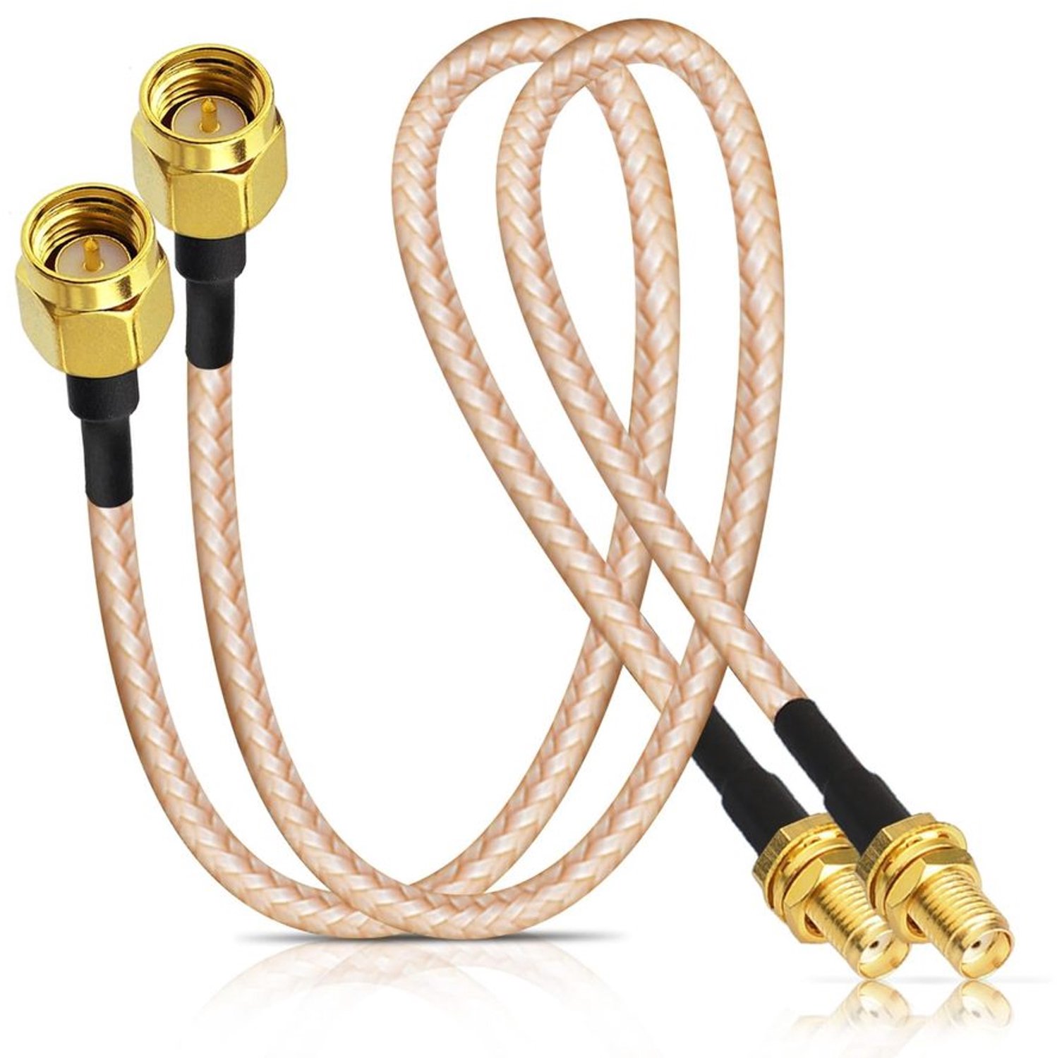 SMA Antenne Extension Coaxkabel 30 cm 2-Pack