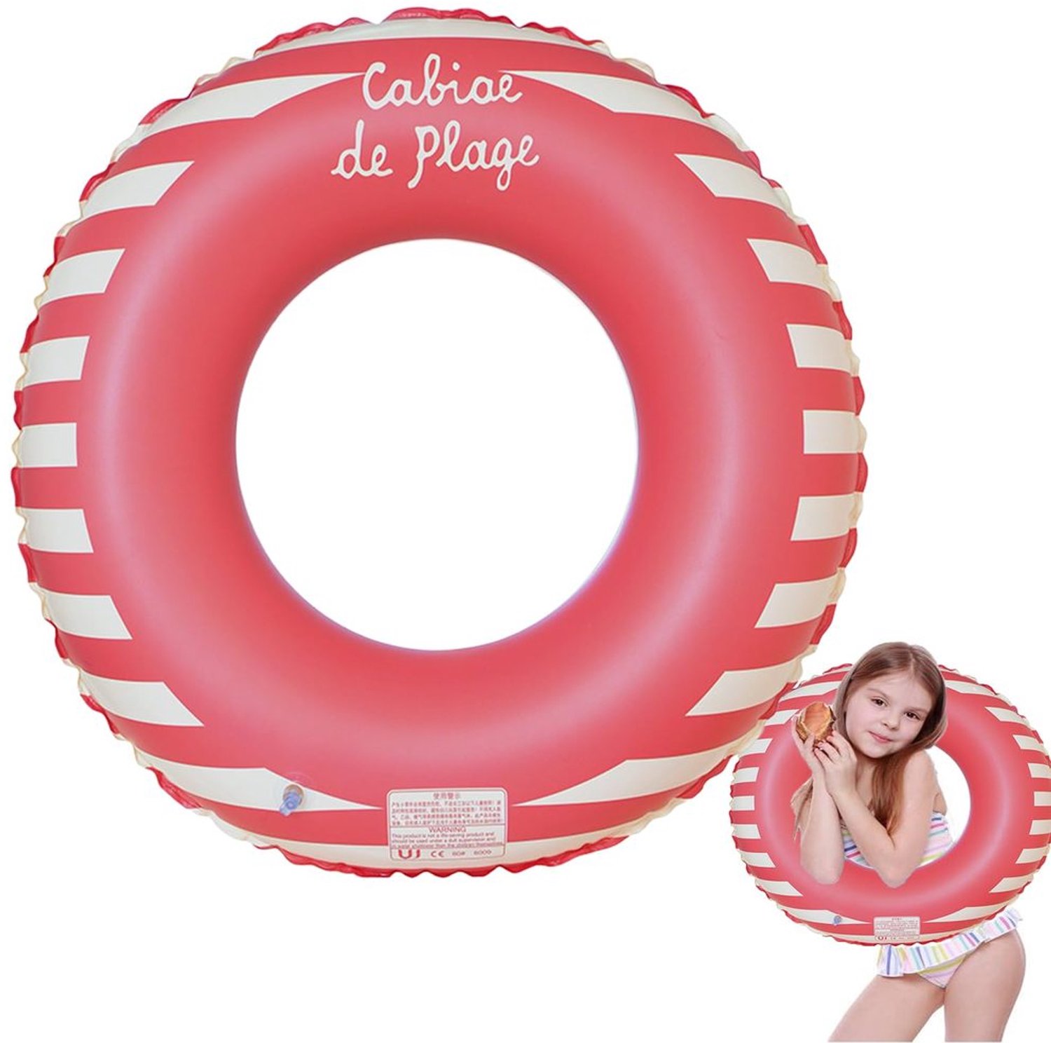 Opblaasbare Retro Zwemring voor Kinderpoolparty's
